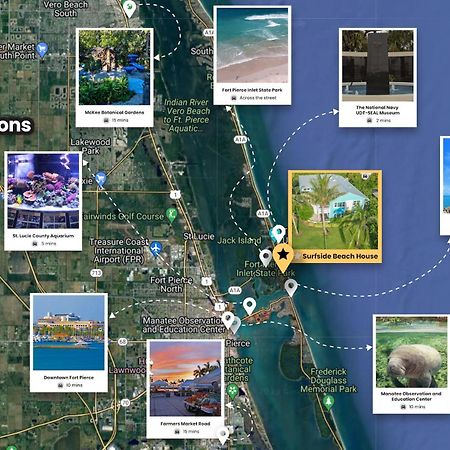 Fort Pierce - 2Bd,2Ba Tropical Surfside Retreat Dış mekan fotoğraf